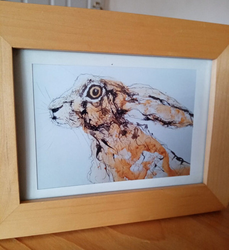 Hare print - hare,