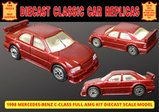 CLASSIC MERCEDES-BENZ C-CLASS; C-36 AMG (W202); RARE DIECAST SCALE MODEL CAR
