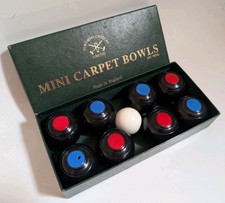 Carpet Bowls - Townsend Croquet Ltd - Boxed Mini Game Indoor Retro Set