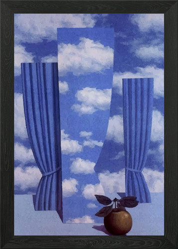 Rene magritte framed wall - magritte, art