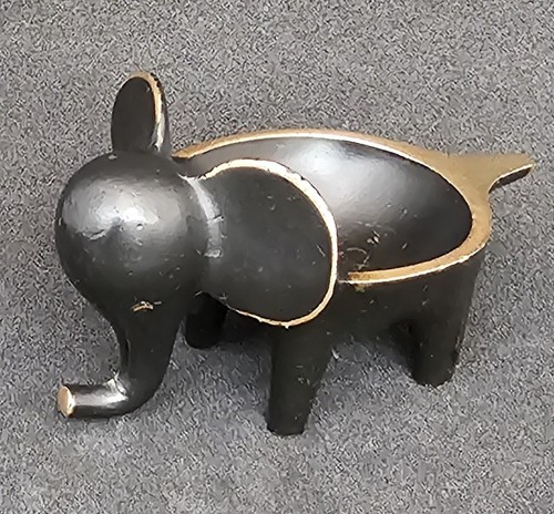 Small black brass walter - black,