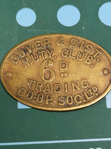 Victorian dover token - co-op,