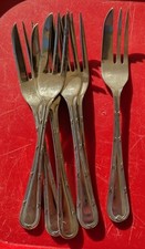 Silver Plate Cake Forks 