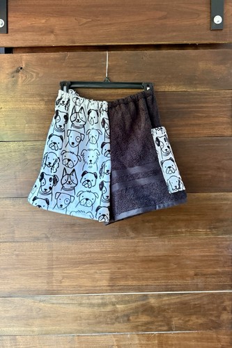 Towel shorts black - towel,
