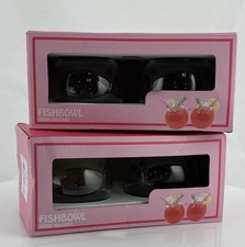 Set Of (4) Fish Bowl Drinking