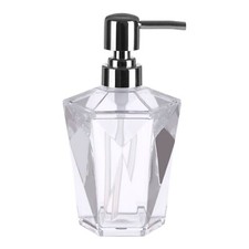 Dow Clear Acrylic Liquid Soap Lotion Dispenser Bath Bathroom Kitchen Accessory