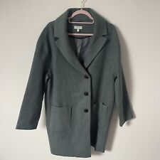 Women’s Jojo Maman Bebe Maternity Teal Formal Coat Mid Length UK Size 14