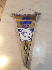 Very Rare 1971-72 Derby County League Champions Pennant Collection