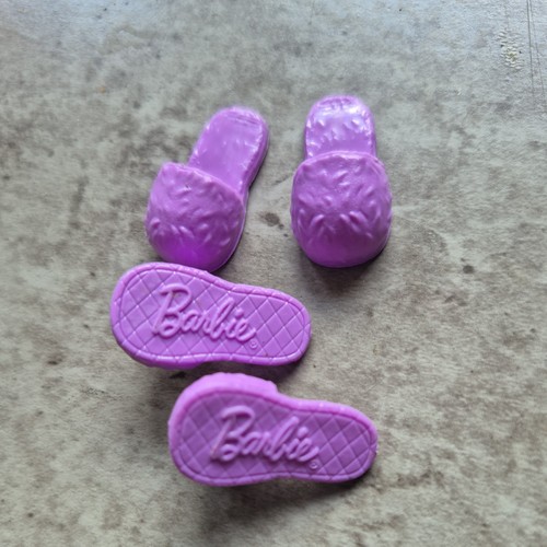 Barbie doll slippers sliders - doll,