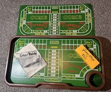 Vintage Auto-Shooter Craps Table Automatic Dice Roller Casino Party
