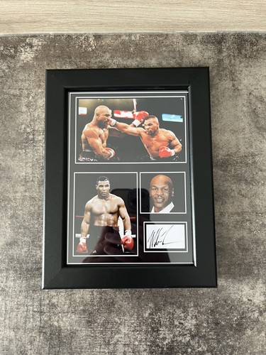 Framed mike tyson - a5,