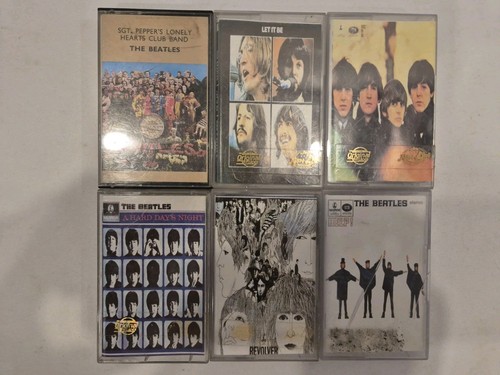 Beatles cassette tape lot 6 - tape,