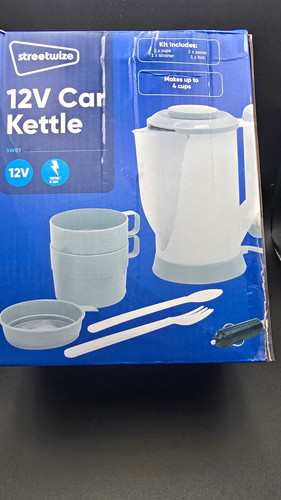 Streetwize 12v travel kettle - travel,