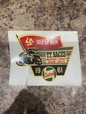 Isle Of Man TT Road Races Manx Decal Sticker Waterslide Transfer 1961