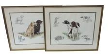 2 x Prints of Dogs - Gun Dogs & Labradors - Nigel Hemming
