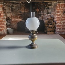 Vintage Brass Oil Lamp Two