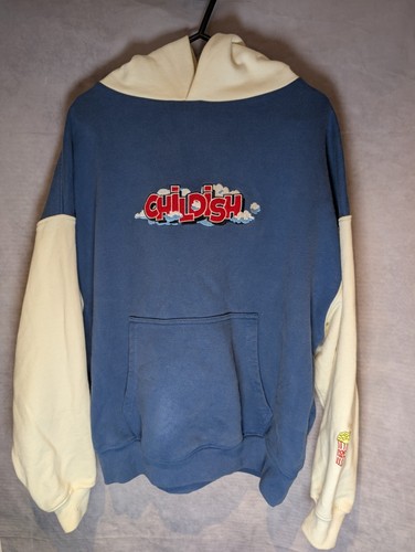 Childish mens hoodie blue - childish,