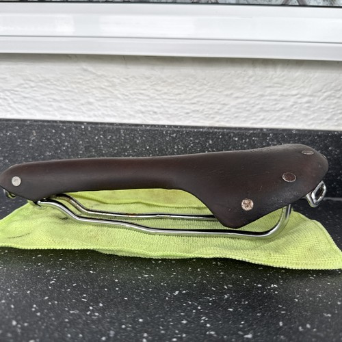 Brooks vintage leather saddle - vintage,