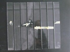 8 GLASS STRIPS 34 X 282mm FOR