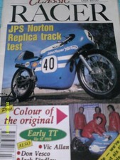 Classic Racer 03/93 Early TTs, JPS Norton Test, Vic Allen, Jack Findlay , MV