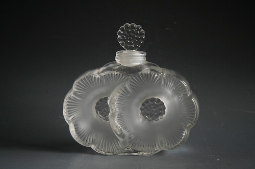 Lalique duex fleur glass - lalique,