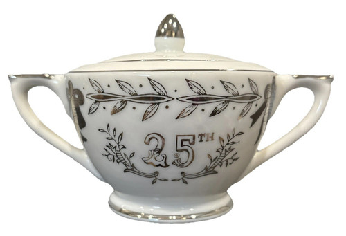 Lefton china hand painted 25th - china,