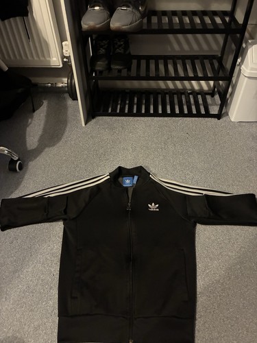 Adidas tracksuit top - top, black