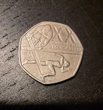 50p Commonwealth Games Glasgow