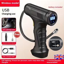 12V 150PSI Electric Cordless Car Tyre Inflator Pump Portable Air Compressor Pump