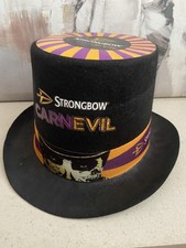 Official Strongbow Cider CarnEvil Halloween Velvet Top Hat Fancy Dress Festival