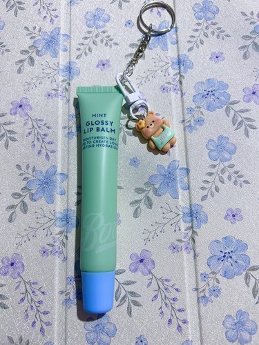 1pc lip gloss balm keyring - 1pc, gloss/balm