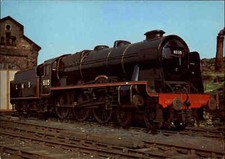 RAILWAY British Railways Locomotive Steam Train "Royal Scot" Postcard