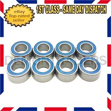 TRAXXAS SLASH/RUSTLER/STAMPEDE WHEEL BEARINGS x8 HUB WHEEL BEARING SET ABEC 5 UK