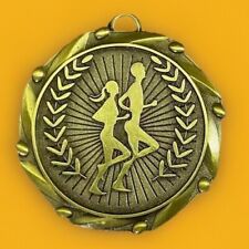 Running Metal Medal, FREE Ribbon + ENGRAVING