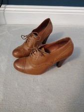 Office London Brand Ladies Shoes UK 6 Women Leather Tan Brown Court Trouser Boot