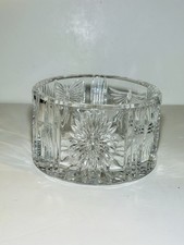 Waterford Crystal Millennium Collection Champagne Wine Bottle Coaster Bowl 5x3”