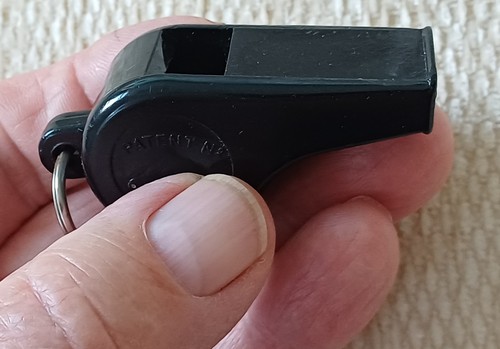 Vintage acme plastic whistle - acme,