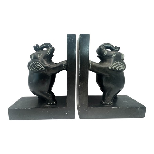 Elephant bookends pair - elephant, heavy