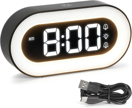 Led digital alarm clock usb - digital,