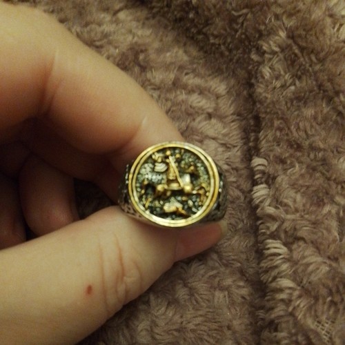 Possibly silver and - and, copper