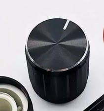 Car Radio Audio Black Volume Knob Search Control Button Potentiometer Splined