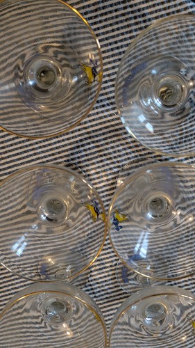 Babycham glasses retro - glasses,