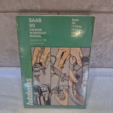 Autobooks, Saab 99 owners workshop, manual auto book, 798.
