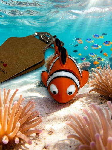 Clownfish fidget toy or - clownfish,