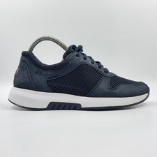 Gabor Rollingsoft Womens Blue Leather And Mesh Trainers UK Size 5