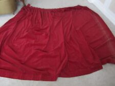 Velvet Curtains Red  Huge Heavy Pair Length 85" & Width 135" Each. Dry Cleaned 
