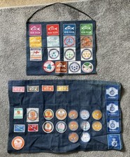 Vintage Job Lot  Amateur Swimming Cloth Badges X5 ASA ESSA & Life  Saving RLSS