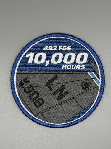 Usaf 492fgs 000 hours patch - 492fgs,