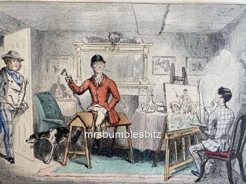 John leech caricature mr - ,