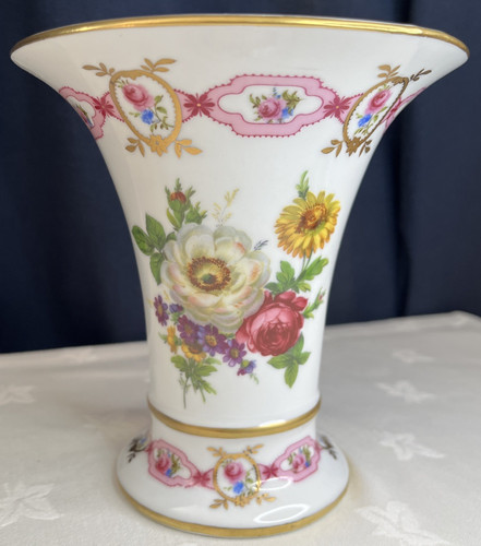 Orchid china trumpet vase - orchid,